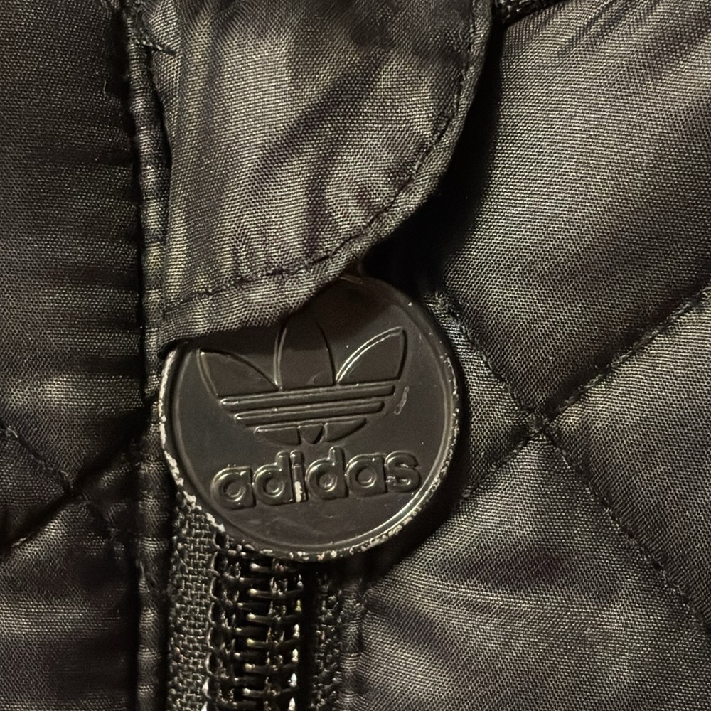 adidas Kids Black Quilted Puffer Jacket - Picture 5 of 16